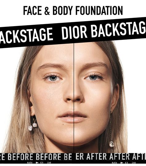 dior backstage face and body.